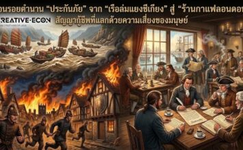 ย้อนรอยตำนาน “ประกันภัย” จาก “เรือล่มแยงซีเกียง” สู่ “ร้านกาแฟลอนดอน” สัญญากู้ชีพที่แลกด้วยความเสี่ยงของมนุษย์