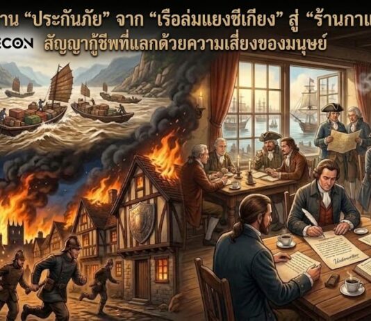 ย้อนรอยตำนาน “ประกันภัย” จาก “เรือล่มแยงซีเกียง” สู่ “ร้านกาแฟลอนดอน” สัญญากู้ชีพที่แลกด้วยความเสี่ยงของมนุษย์