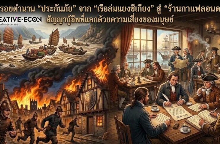 ย้อนรอยตำนาน “ประกันภัย” จาก “เรือล่มแยงซีเกียง” สู่ “ร้านกาแฟลอนดอน” สัญญากู้ชีพที่แลกด้วยความเสี่ยงของมนุษย์