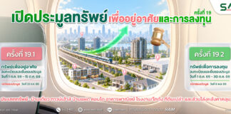 SAM เปิดประมูลทรัพย์ NPA มูลค่ารวมกว่า 153 ล้านบาท บนทำเลศักยภาพทั่วประเทศ พร้อมสินเชื่อพิเศษจาก 6 ธนาคารชั้นนำ